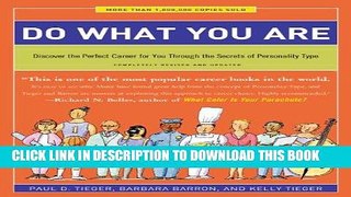 [Ebook] Do What You Are: Discover the Perfect Career for You Through the Secrets of Personality