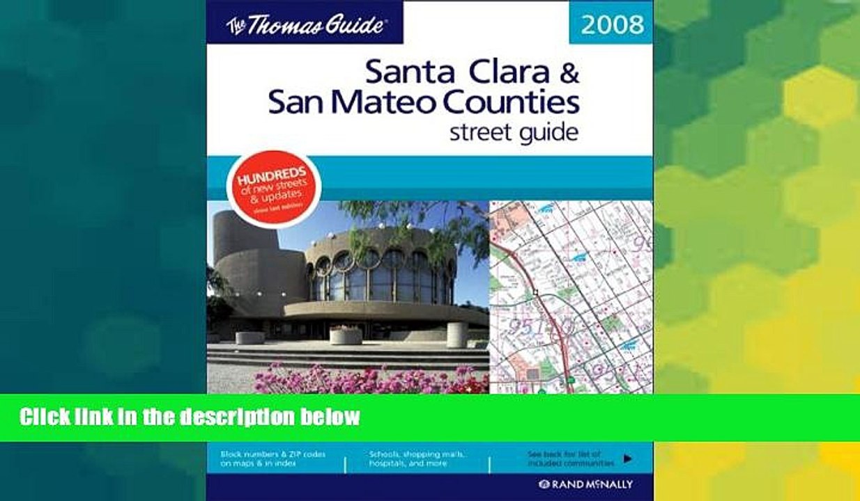 Must Have  The Thomas Guide Santa Clara   San Mateo Counties Street Guide (Thomas Guide Santa