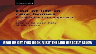 [FREE] EBOOK End of life in Care Homes: A Palliative Care Approach ONLINE COLLECTION