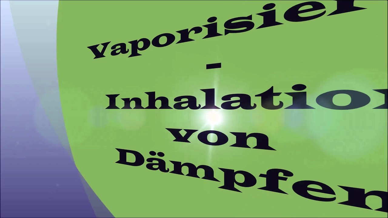 Vaporisieren von ingwer und anderen kräutern