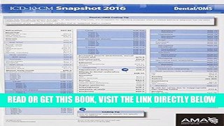 [READ] EBOOK ICD-10 Snapshot 2016 Coding Cards Dental Oms ONLINE COLLECTION