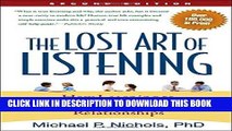 [Ebook] The Lost Art of Listening, Second Edition: How Learning to Listen Can Improve