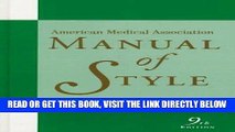 [READ] EBOOK American Medical Association Manual of Style : A Guide for Authors and Editors (AMA)