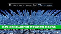 [PDF] Entrepreneurial Finance: A Global Perspective Download Free