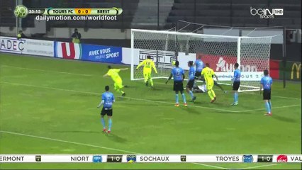Julien Faussurier Goal HD - Tours 0 - 1 Brest 04.11.2016 HD
