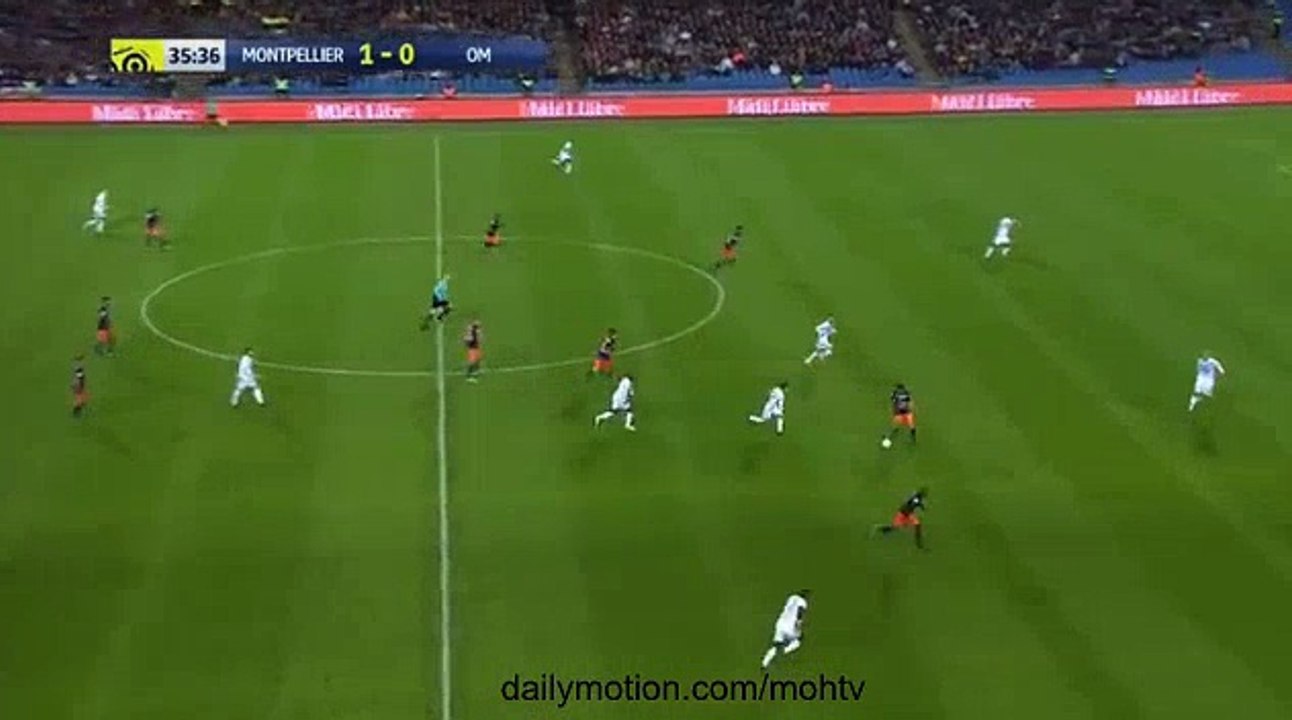 2eme But de Boudebouz vs Marseille -Montpellier 2-0 Marseille 04.11.2016ᴴᴰ