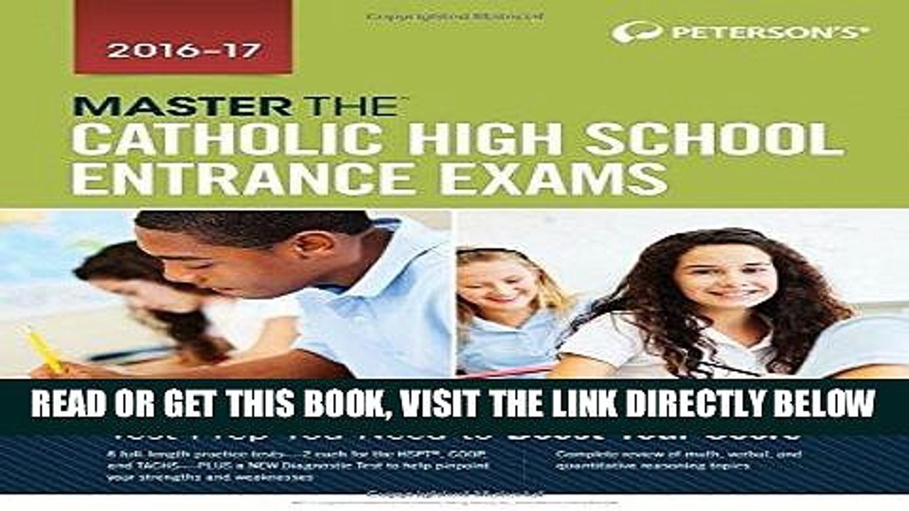 EBOOK] DOWNLOAD Master the Catholic High School Entrance Exams 2016-2017 PDF