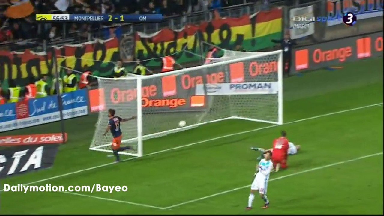 Steve Mounie Goal HD - Montpellier 3-1 Marseille - 04-11-2016