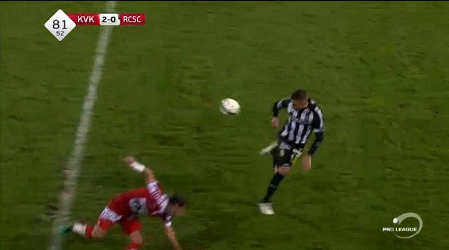 2-0 Idir Ouali Goal HD Kortrijk 2 - 0 Charleroi 04.11.2016 Jupiler League