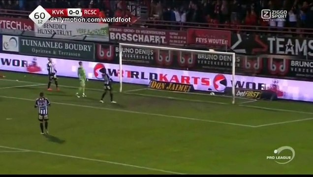 Kortrijk vs Charleroi 2-0 Idriss Saadi Goal Jupiler League 04-11-2016