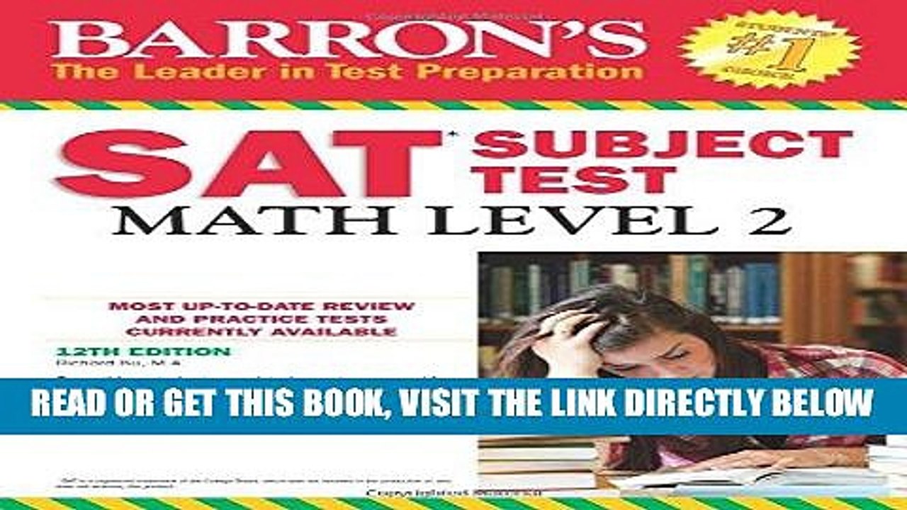 EBOOK] DOWNLOAD Barron s SAT Subject Test: Math...