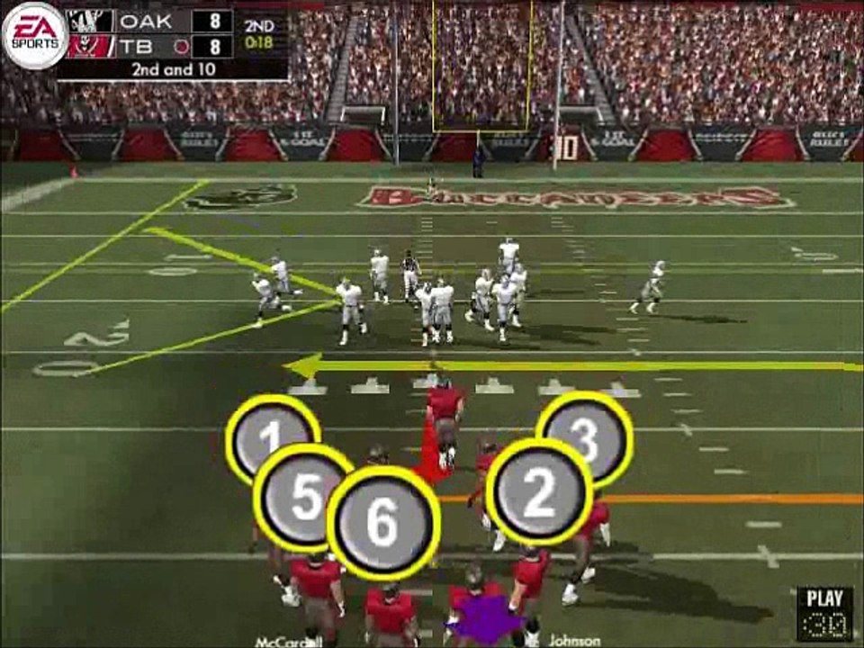 TD McCardell vs Oakland Madden NFL 04