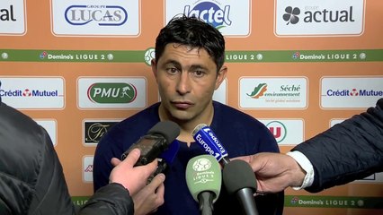 Après Laval - HAC (0-2), réaction d'Oswald Tanchot