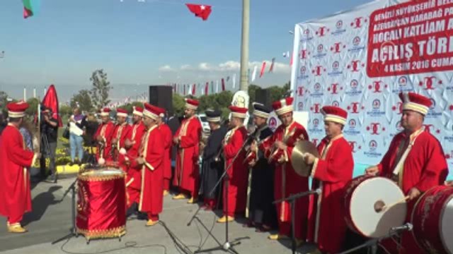 Azerbaycan-Karabağ Parkı ve Hocalı Soykırımı Anıtı Açılışı