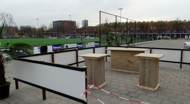 VV Meeuwenplaat heeft nieuw buitenterras / Hoogvliet 2016