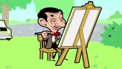Mr Bean - Painting the countryside