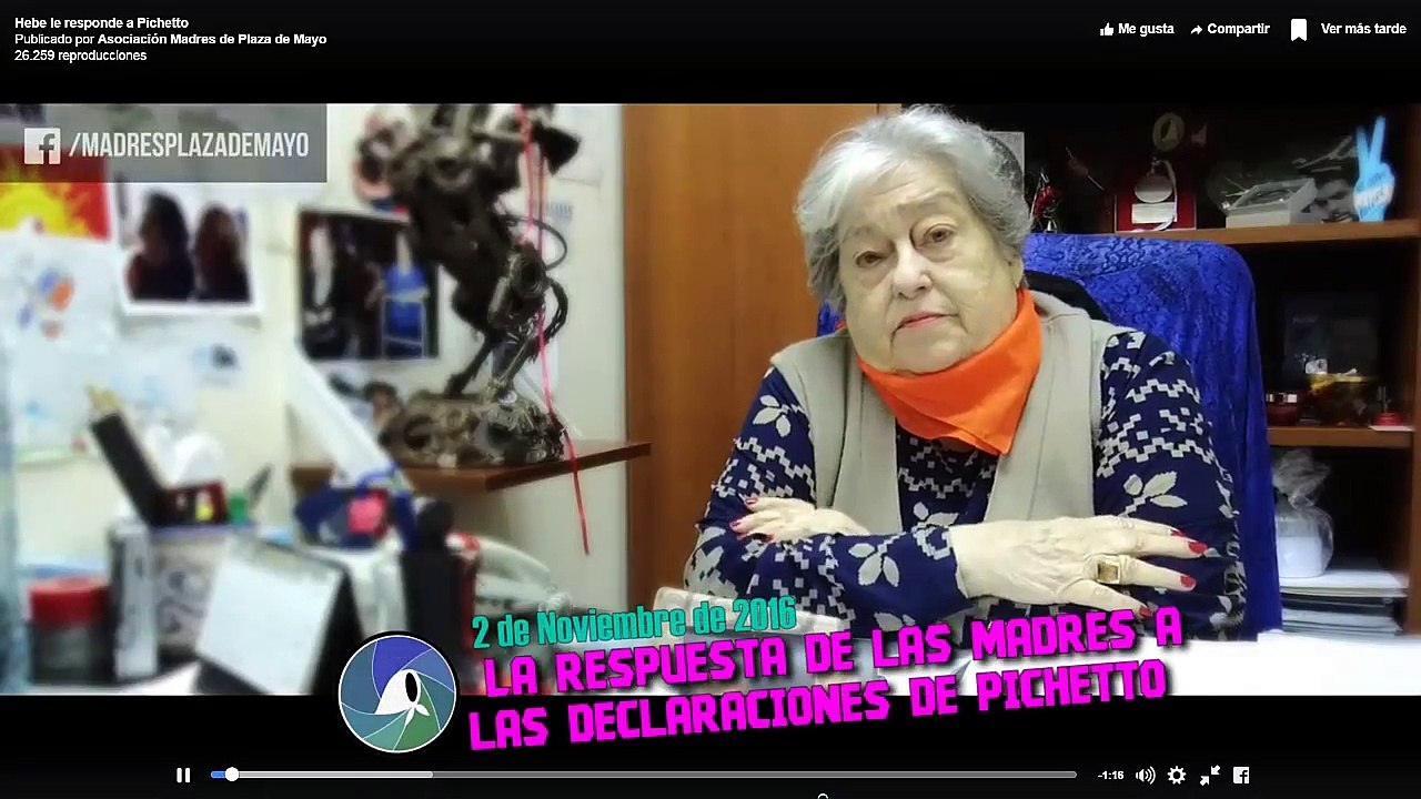 HEBE DE BONAFINI PIDE PERDÓN A LAS COMUNIDADES BOLIVIANAS Y PERUANAS POR PICHETTO