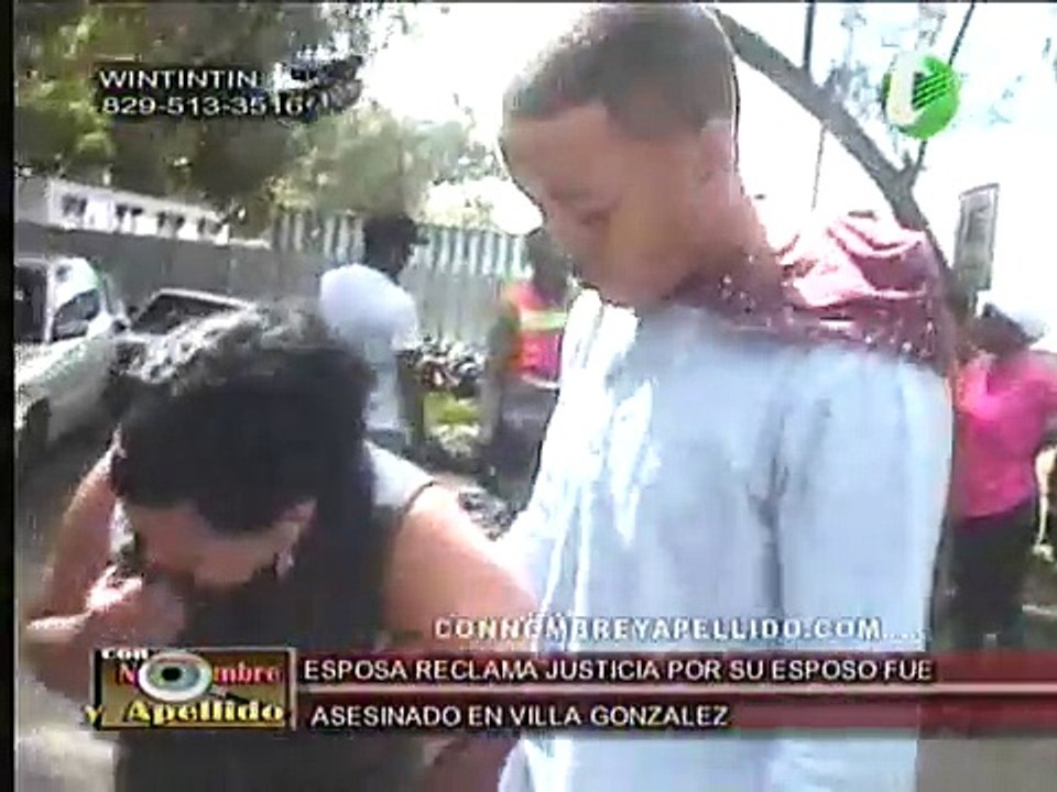la desgarradora escena de la mujer herida que le mataron el esposo en un atraco