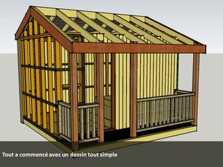 On dirait que cette petite maison est un auvent, mais tu n’imagines pas ce qu’il y a à l’intérieur