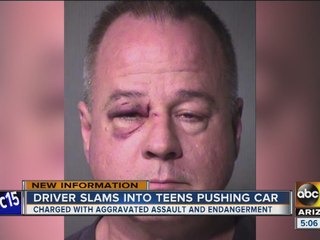 PD: Man arrested in crash that pinned teens