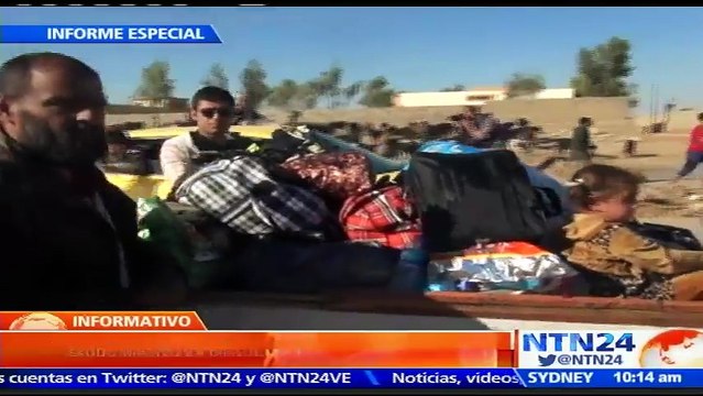 Especial NTN24 | 10.000 personas han sido desplazadas de Mosul por la guerra contra ISIS