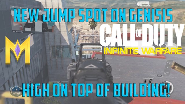 CoD iW Glitches - NEW Genisis Jump Spot On Top Of Building (Infinite Warfare Glitches)