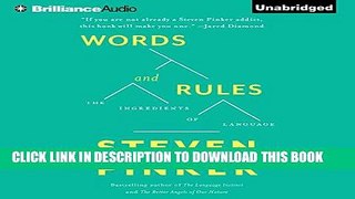 Best Seller Words and Rules: The Ingredients of Language Free Read