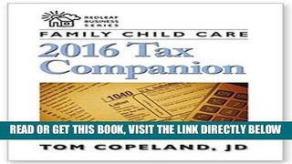 [READ] EBOOK Family Child Care 2016 Tax Companion ONLINE COLLECTION