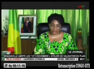 Journal de 20h TVCongo du samedi 05 novembre 2016 -By Congo-Site