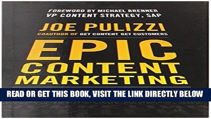 [BOOK] PDF Epic Content Marketing: How to Tell a Different Story, Break through the Clutter, and