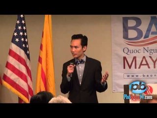 Thị trưởng đắc cử Bảo Nguyễn gặp cử tri, nói về kế hoạch tương lai