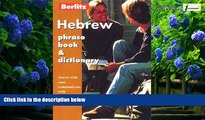 Big Deals  Hebrew (Berlitz Phrase Book   Dictionary: Arabic) (Hebrew Edition)  Full Ebooks Most