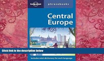 Big Deals  Central Europe: Lonely Planet  Phrasebook  Full Ebooks Best Seller