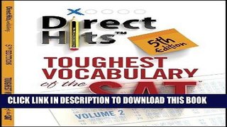 Ebook Direct Hits Toughest Vocabulary of the SAT 5th Edition Free Read