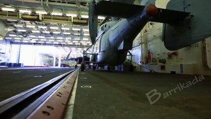 Потрясающие кадры с палубы 'Aдмиpала Кузнецова'