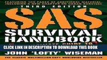 [FREE] EBOOK SAS Survival Handbook, Third Edition: The Ultimate Guide to Surviving Anywhere BEST