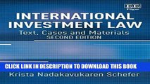 [New] Ebook International Investment Law: Text, Cases and Materials, Second Edition Free Read