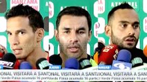 Diego Arias, Francisco Nájera y Cristian Vargas hablaron en la previa del juego entre Santa Fe y Nacional · Liga Águila 2016-II (fecha 19)