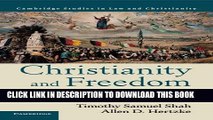 [New] Ebook Christianity and Freedom: Volume 1, Historical Perspectives (Law and Christianity)