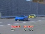 Acura NSX Type S vs BMW M3 drag