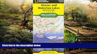 Must Have  Best Easy Day Hiking Guide and National Geographic Trail Map Bundle: Glacier and