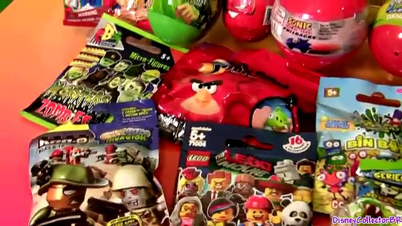 Huge Surprise Easter Eggs new Star Wars Ben10 Lego Movie Skylanders Avengers Peppa Pig Cars2 Tomy