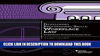 [New] Ebook Developing Professional Skills: Workplace Law Free Online