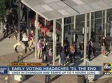 Hours-long waits as early voters hit polls