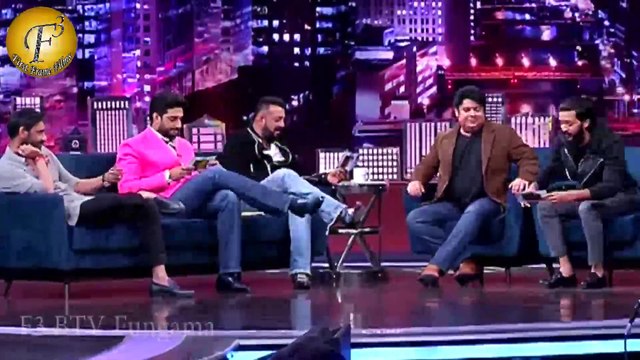 ABHISHEK,AJAY & SANJAY DUTT SHOOT FOR ZEE TV YAARON KI BARAAT