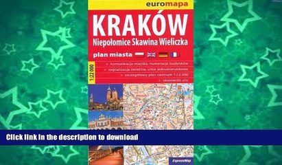 GET PDF  Krakow   Wieliczka (Cracow, Poland) 1:22,000 Large Street Map  BOOK ONLINE