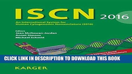 [PDF] ISCN 2016: An International System for Human Cytogenomic Nomenclature (2016) Reprint of: