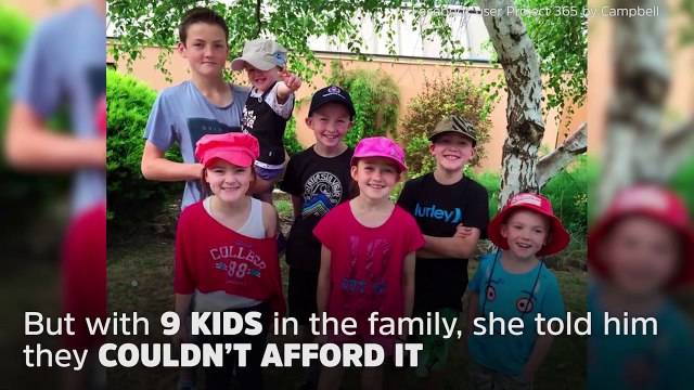 Ce gamin fabrique des ours en peluche pour les enfants malades. Beau geste