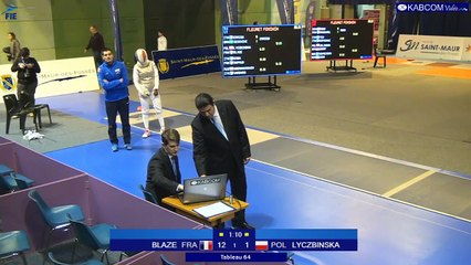 CdM FD St Maur - T64 BLAZE (FRA) vs LYCZBINSKA (POL)
