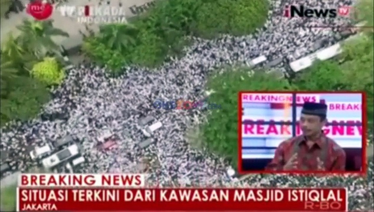 Aksi Demo 4 November di Jakarta bak Lautan Manusia